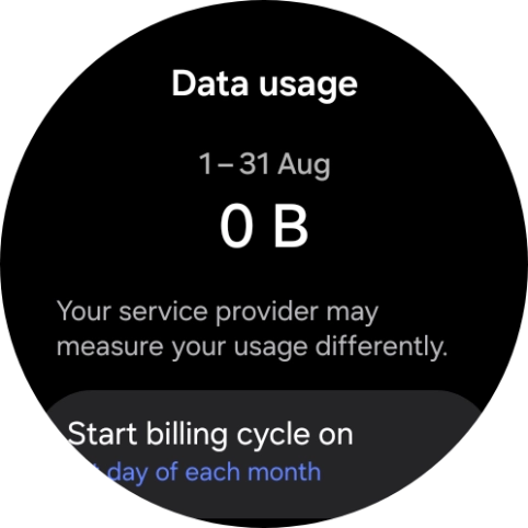 The total data usage is displayed.
