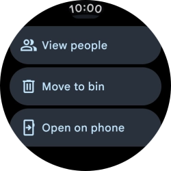 Press Move to bin.