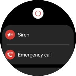 Press the power off icon.