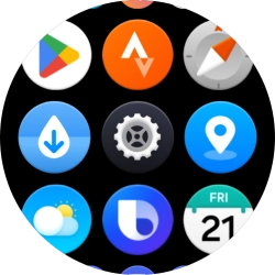 Press the settings icon.