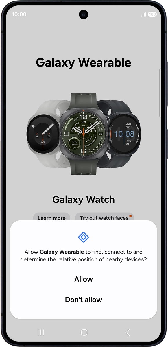 On your phone: Press Allow.
