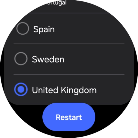 Press Restart.
