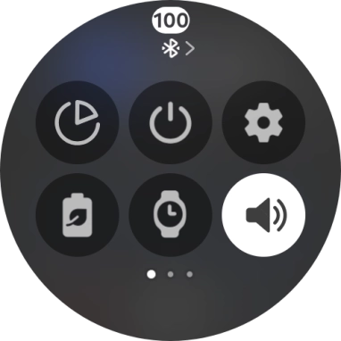 Press the power off icon.