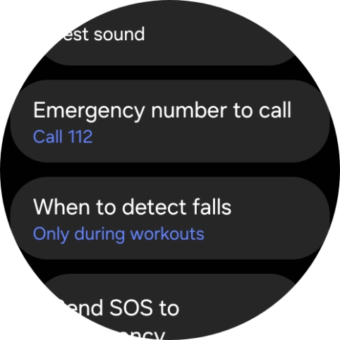 Press Emergency number to call.