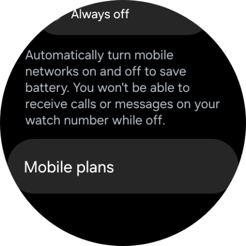 Press Mobile plans.