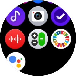 Press the email message icon.