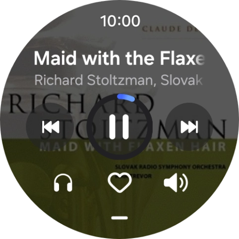 Press arrow right to go to the next audio file.
