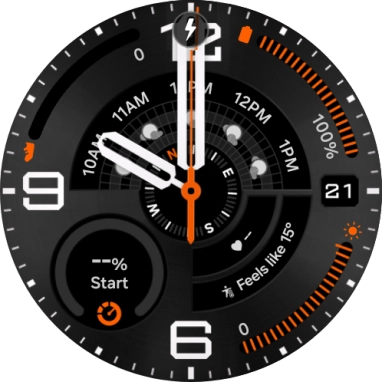 When the battery charging icon is displayed, the battery is charging.