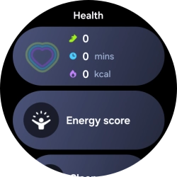 Press and hold the required widget.