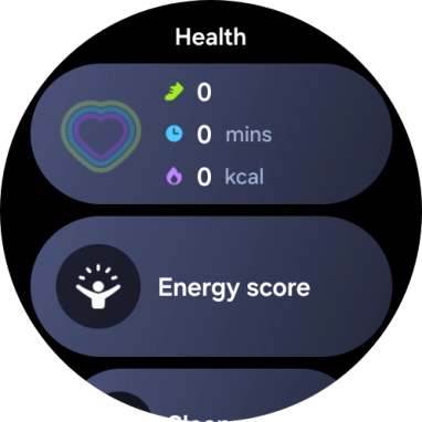 Press and hold the required widget.