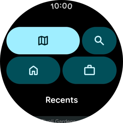 Press the search icon.