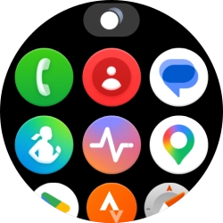 Press the running applications icon.