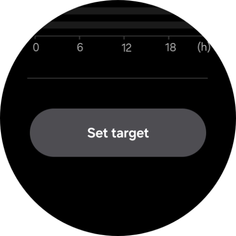 Press Set target.