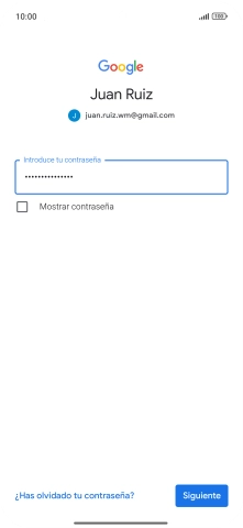 Pulsa Siguiente.