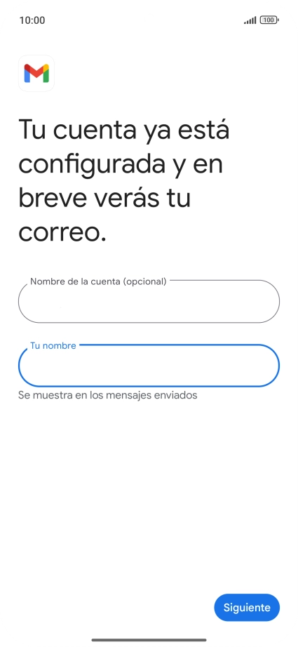 Pulsa Siguiente.