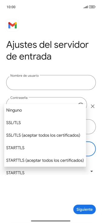 Pulsa SSL/TLS.