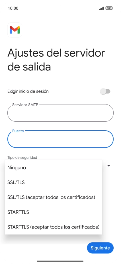 Pulsa SSL/TLS.