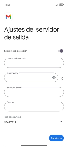 Pulsa el indicador junto a 