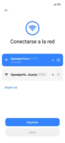 Pulsa Siguiente.