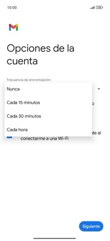 Pulsa el ajuste deseado.